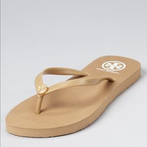 ❌SOLD❌ Nude Tory Burch Flip Flops